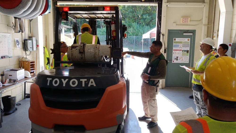 Material Handling Equipment Training at Fort Buchanan