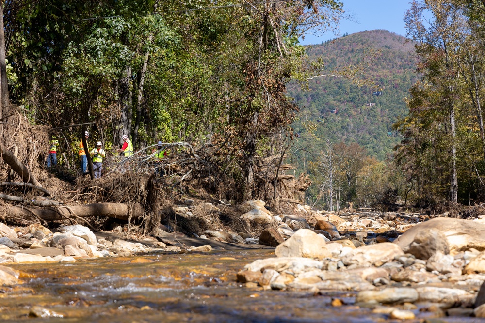 U.S. Army Corps of Engineers Assess Waste Water Damage from Hurricane Helene