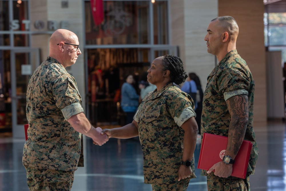 Wounded Warrior Regiment welcomes incoming sergeant major, bids farewell to outgoing sergeant major