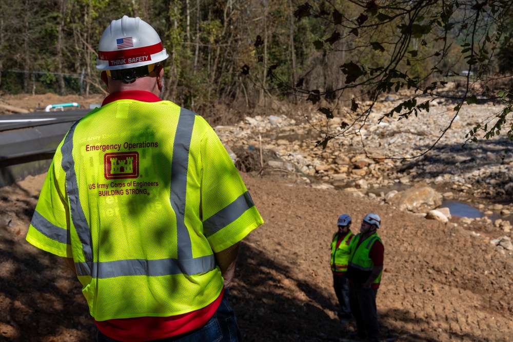 U.S. Army Corps of Engineers assess Hurricane Helene damage in North Carolina