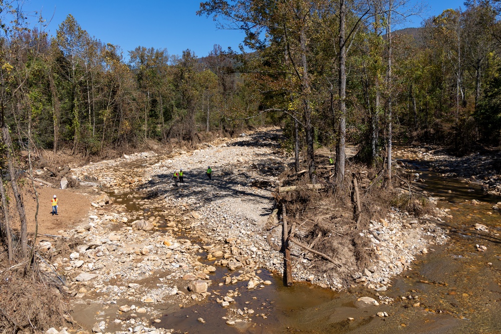 U.S. Army Corps of Engineers Assess Hurricane Helene Damage Near Waste Water Facilities