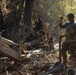 U.S. Army Specialist Corbin Park assigned to 161st Engineer Support Company (Airborne), 27th Engineer Battalion (Airborne), 20th Engineer Brigade, XVIII Airborne Corps conduct route clearance in Swannanoa, North Carolina