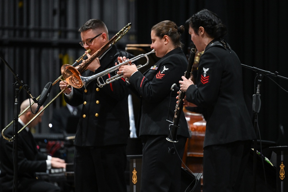 U.S. Navy Band Commodores perform school concert at Altoona Area High School