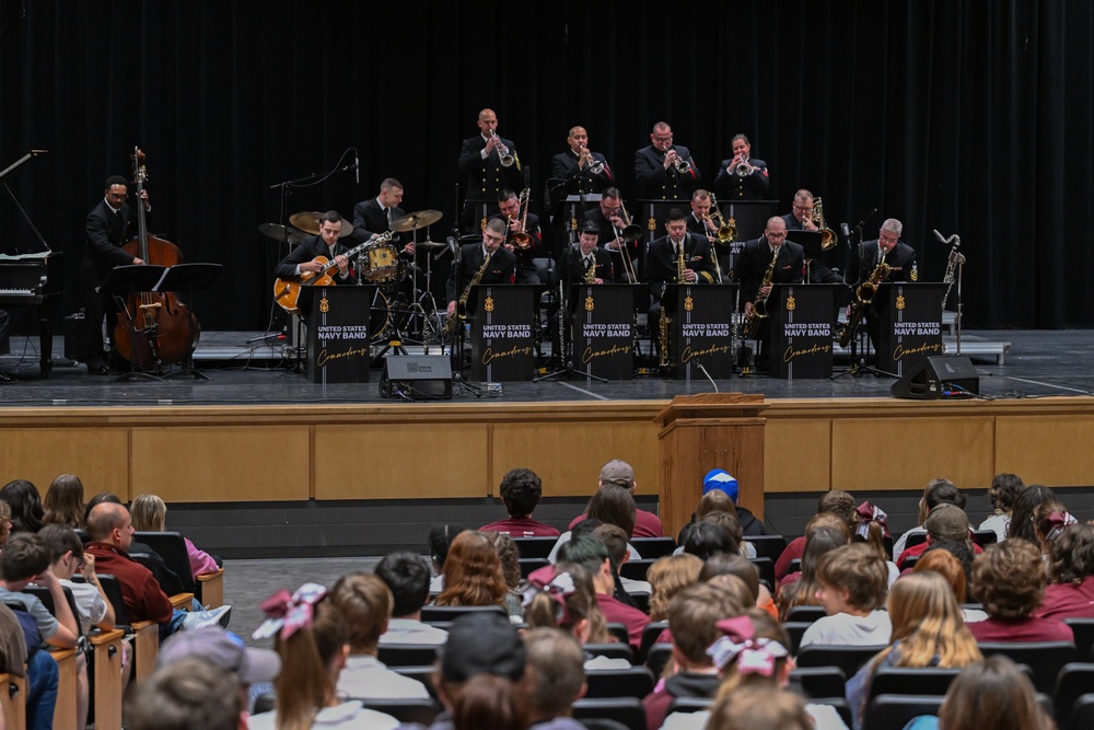 U.S. Navy Band Commodores perform school concert at Altoona Area High School