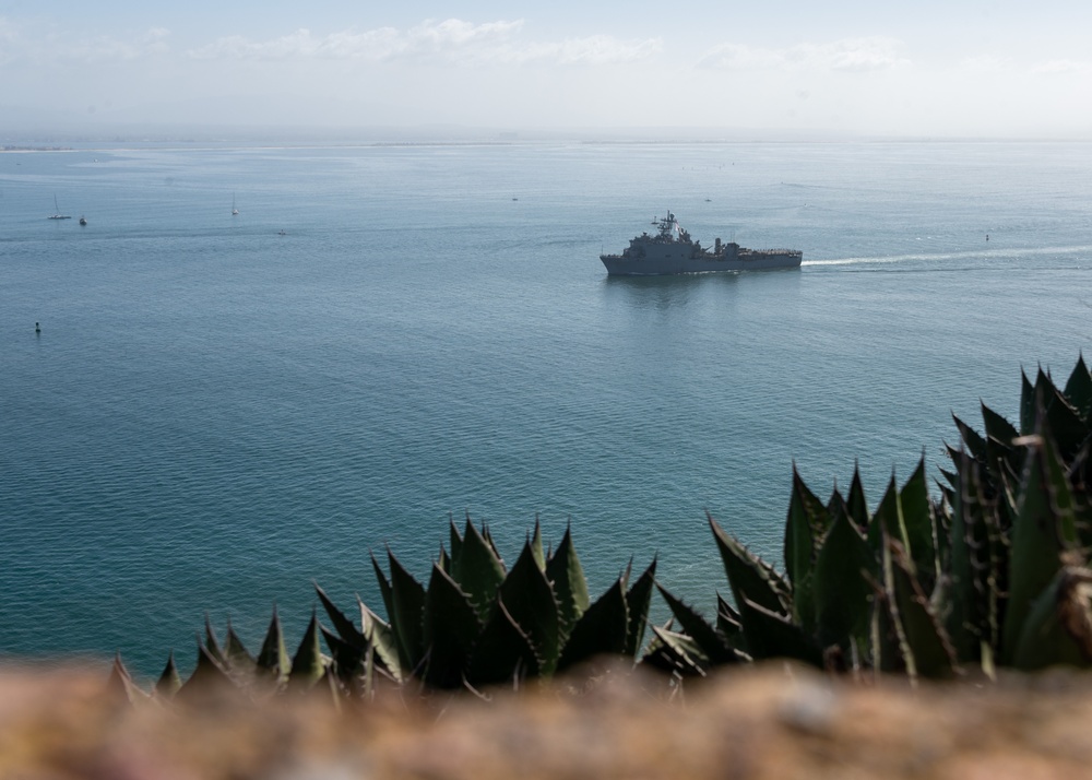 USS Harpers Ferry returns home after Indo-Pacific deployment