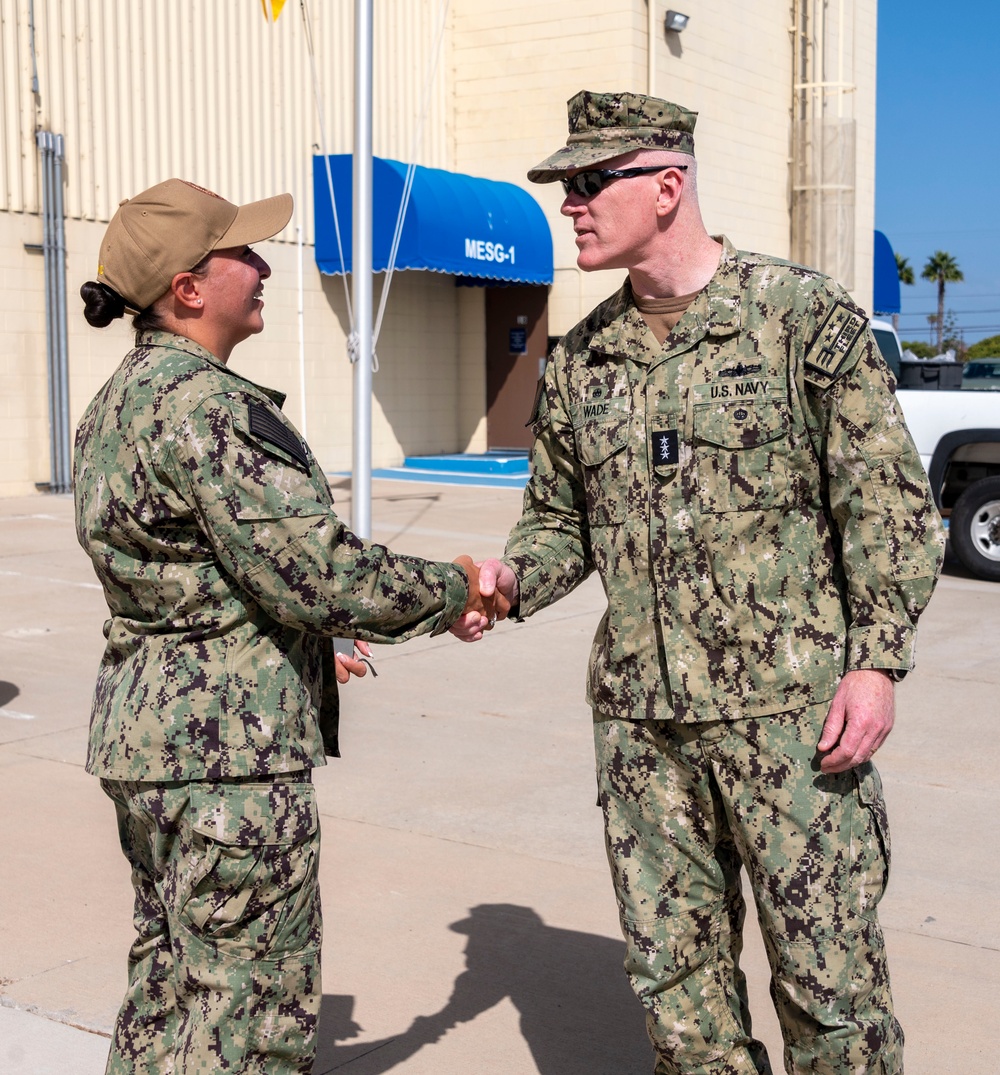 C3F recognizes MESG 1 Sailors