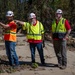 USACE team assesses location for temporary wastewater unit
