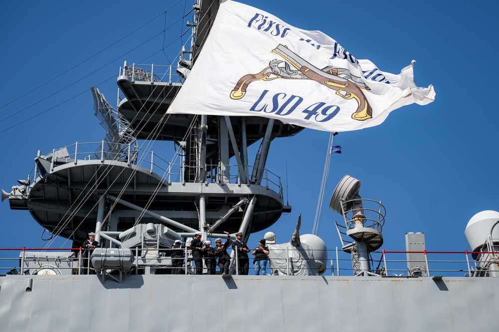 USS Harpers Ferry returns home after Indo-Pacific deployment