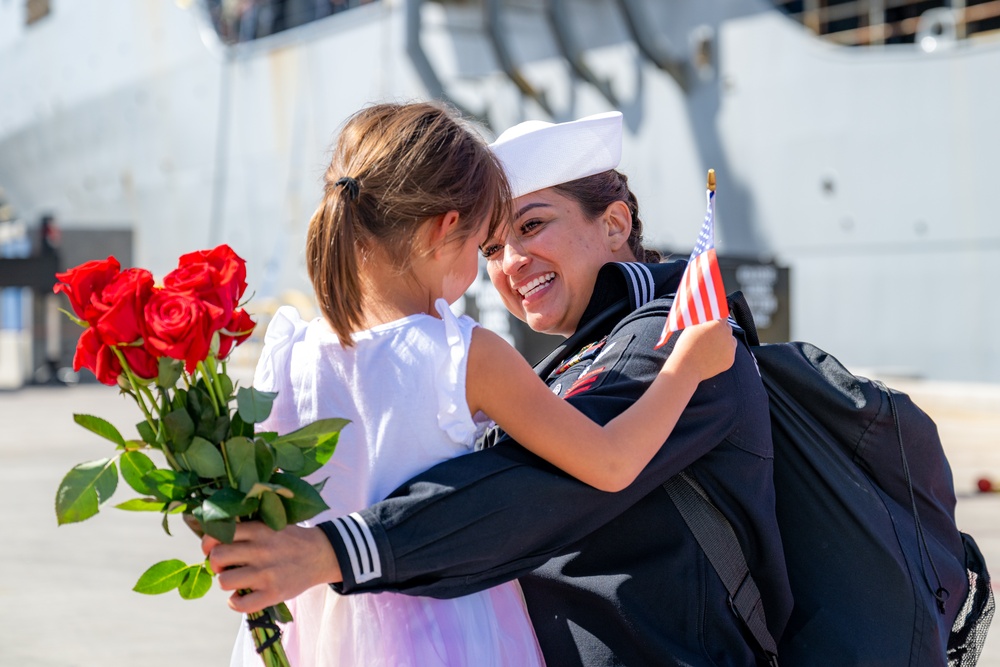 USS Harpers Ferry returns home after Indo-Pacific deployment