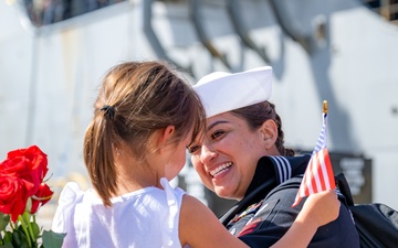 USS Harpers Ferry returns home after Indo-Pacific deployment