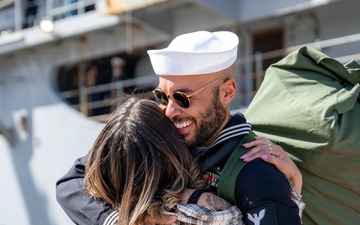 USS Harpers Ferry returns home after Indo-Pacific deployment