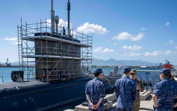 Japan Maritime Self-Defense Force Tour of USS Hawaii