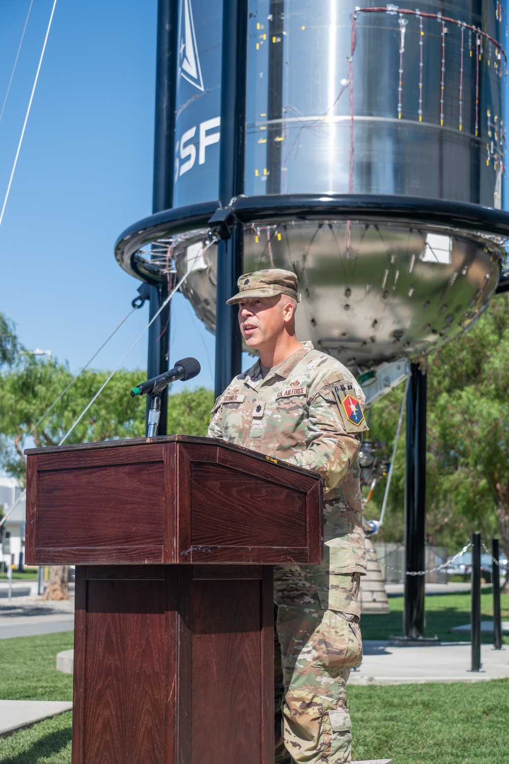 Centaur Upper Stage Installation Recognizes Trailblazing Space Program