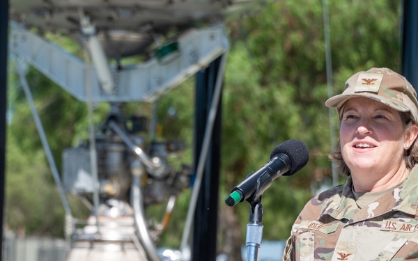 Centaur Upper Stage Installation Recognizes Trailblazing Space Program