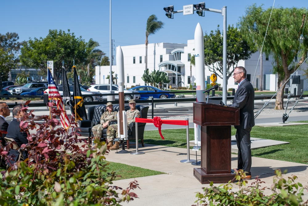 Centaur Upper Stage Installation Recognizes Trailblazing Space Program