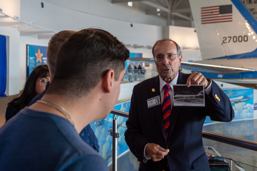 USS Ronald Reagan (CVN 76) Sailors visit the Ronald Reagan Presidential Library and Museum