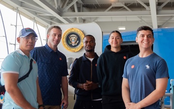 USS Ronald Reagan (CVN 76) Sailors visit the Ronald Reagan Presidential Library and Museum