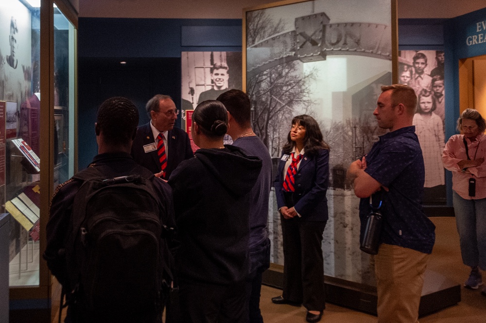 USS Ronald Reagan (CVN 76) Sailors visit the Ronald Reagan Presidential Library and Museum