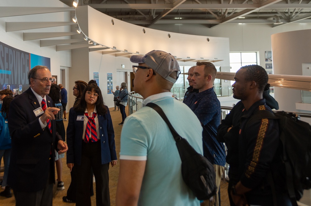 USS Ronald Reagan (CVN 76) Sailors visit the Ronald Reagan Presidential Library and Museum