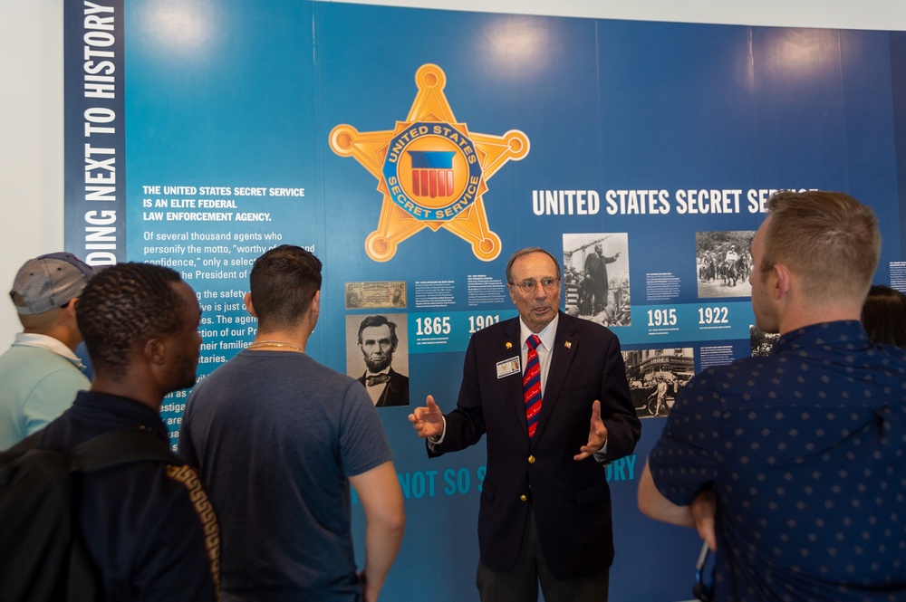 USS Ronald Reagan (CVN 76) Sailors visit the Ronald Reagan Presidential Library and Museum