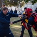 USS Ronald Reagan (CVN 76) Sailors conduct security training