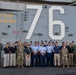 USS Ronald Reagan (CVN 76) hosts a tour for San Diego State University Air Force ROTC