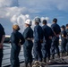 USS Ralph Johnson Conducts a Sea and Anchor Evolution During a Port Visit to Guam.