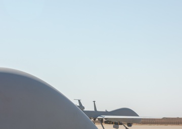 An MQ-1C Grey Eagle Prepares For Takeoff