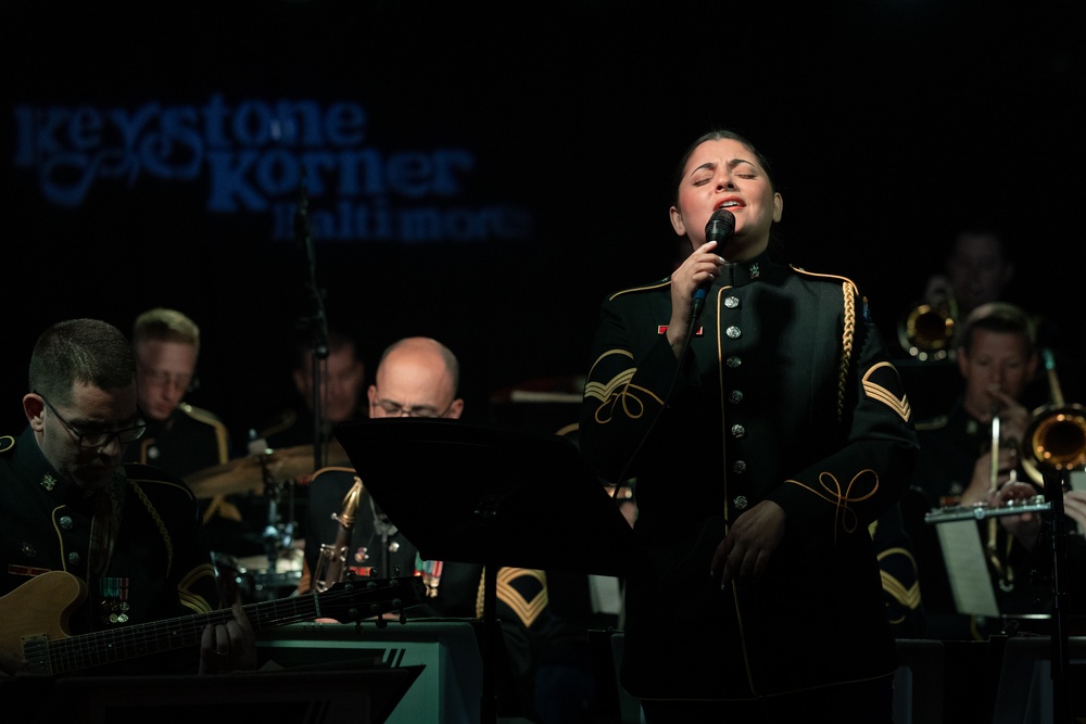 The U.S. Army Blues perform Hispanic Heritage Month concert at Keystone Korner, Baltimore