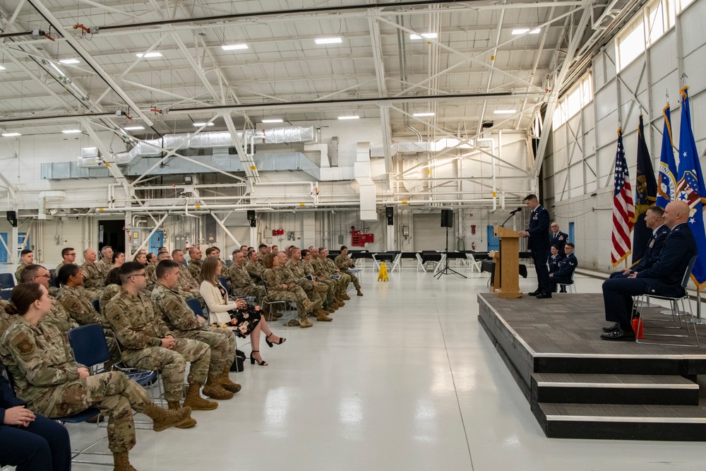 110th Wing Comptroller Flight Change of Command Ceremony