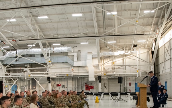 110th Wing Comptroller Flight Change of Command Ceremony