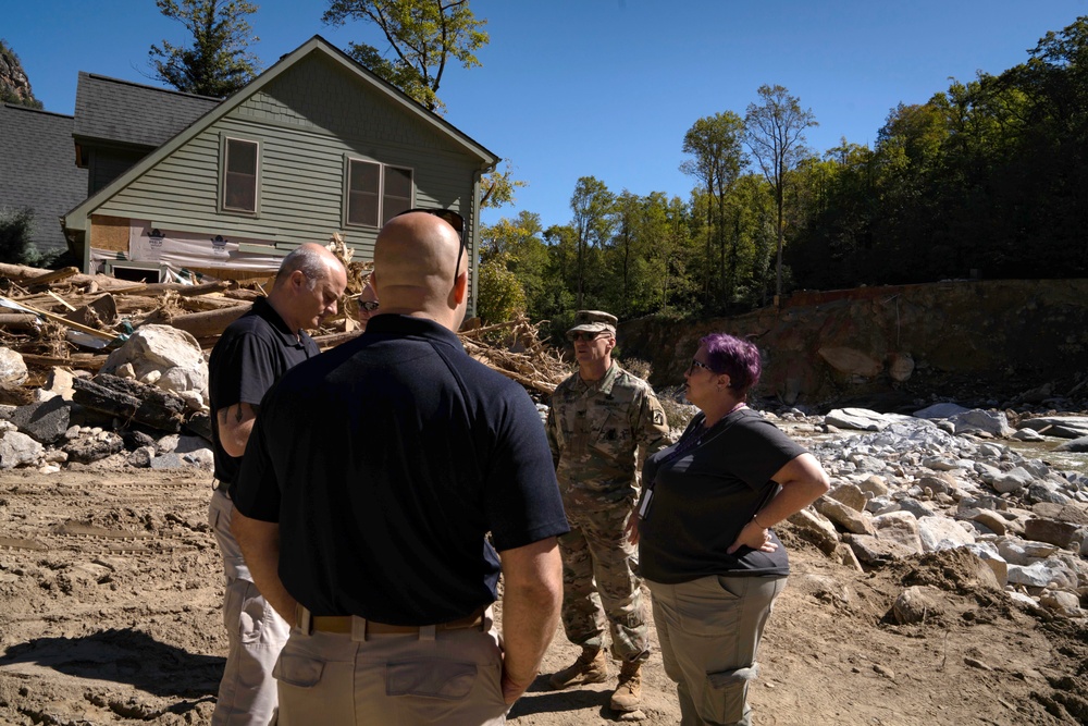 FEMA on the Ground in Lake Lure, NC