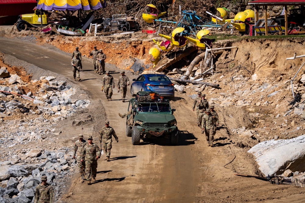 U.S. Army Removes Debris in Western NC