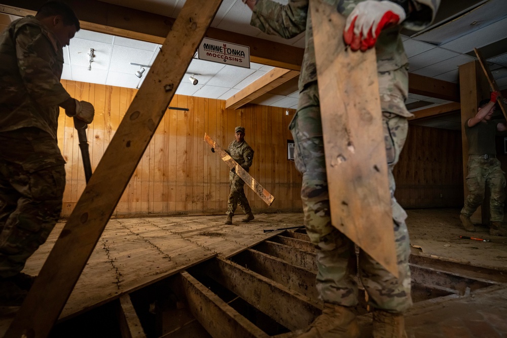 U.S. Army Removes Debris in Western NC