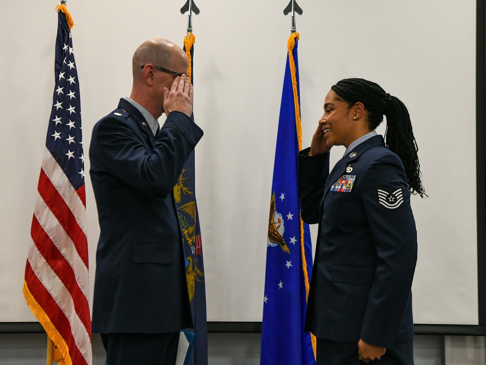 217th AIS promotes intelligence analyst to master sergeant