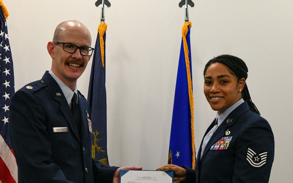 217th AIS promotes intelligence analyst to master sergeant