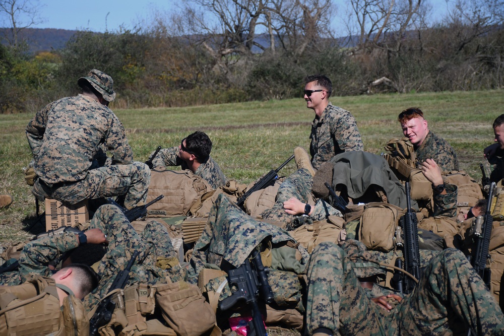 Marines at Fort Indiantown Gap