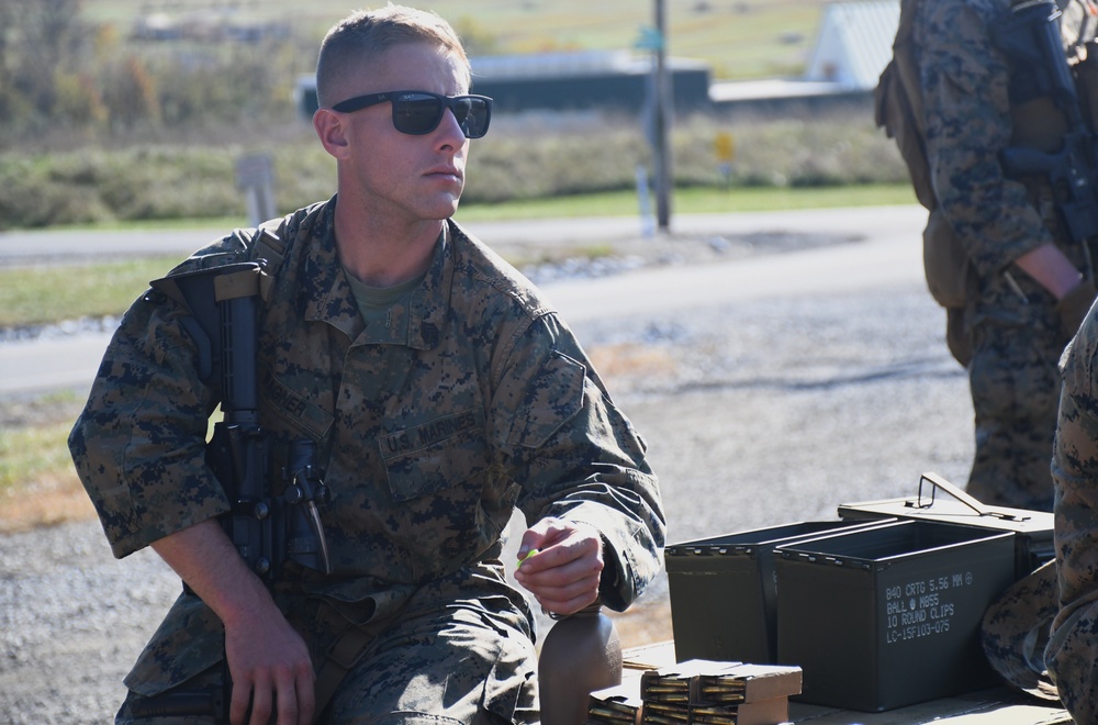 Marines at Fort Indiantown Gap