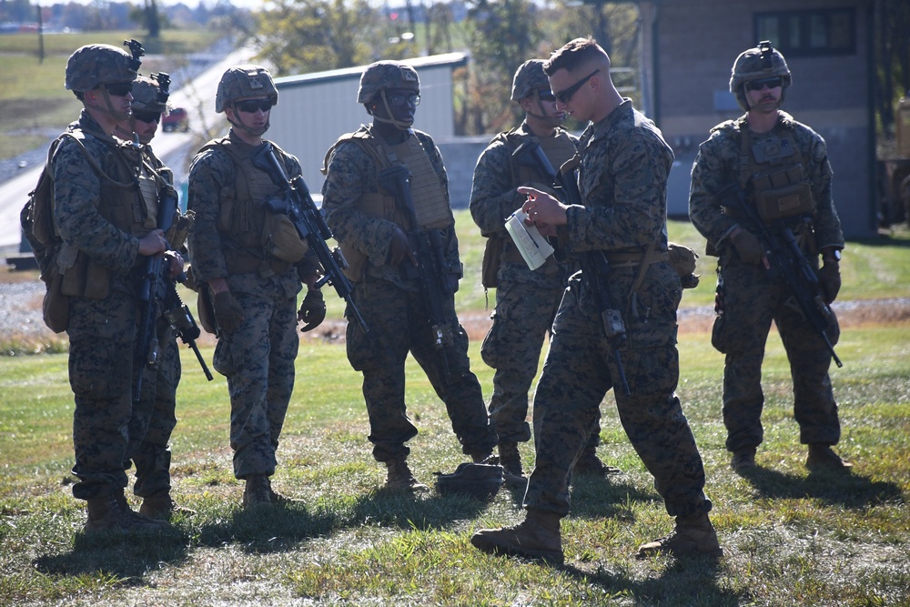 Marines at Fort Indiantown Gap