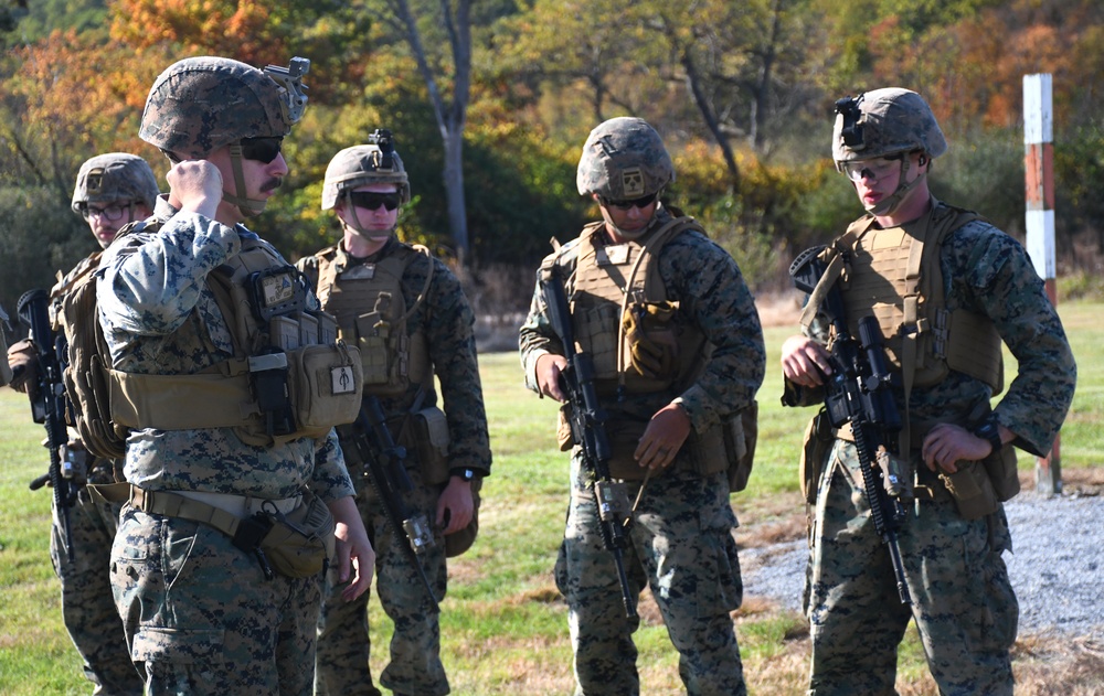 Marines at Fort Indiantown Gap