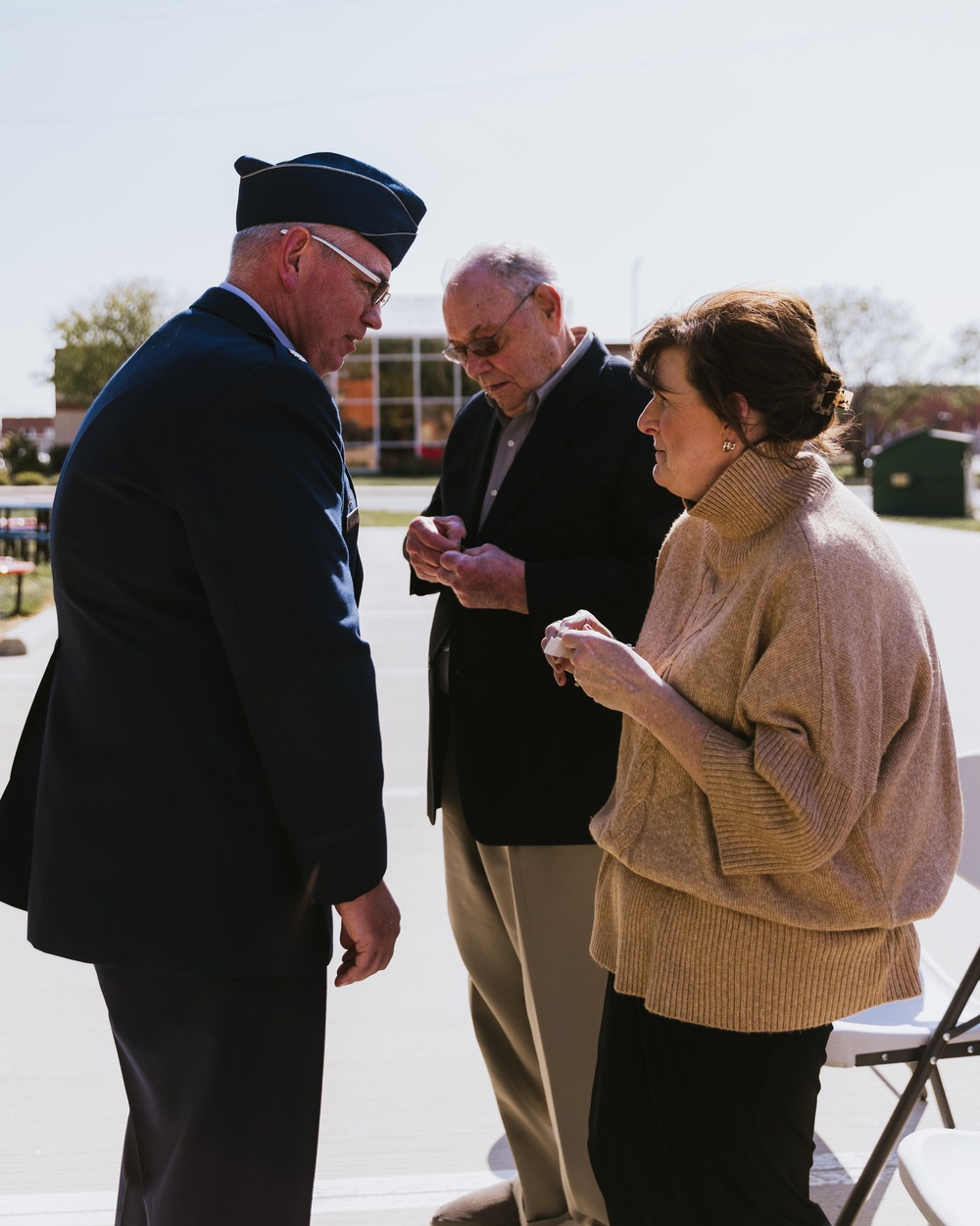 Lt. Col. Eric Rawlings promotes to the rank of colonel