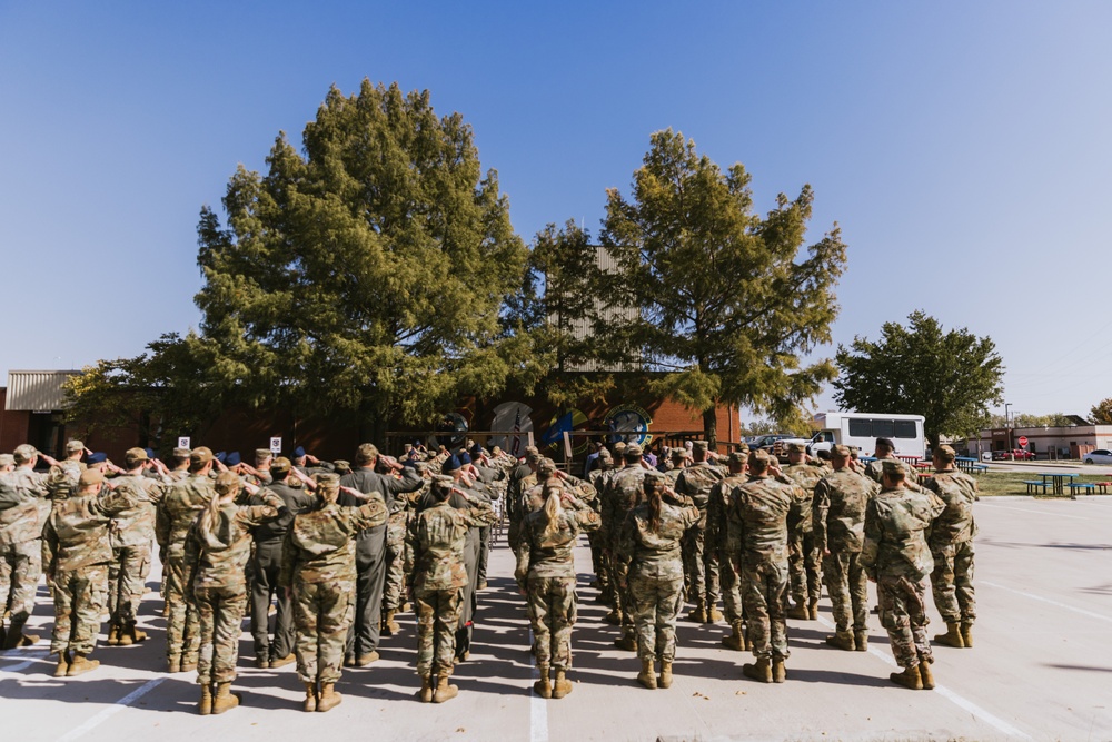 Lt. Col. Eric Rawlings promotes to the rank of colonel