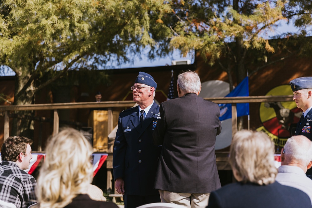 Lt. Col. Eric Rawlings promotes to the rank of colonel