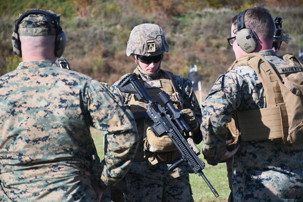 Marines at Fort Indiantown Gap