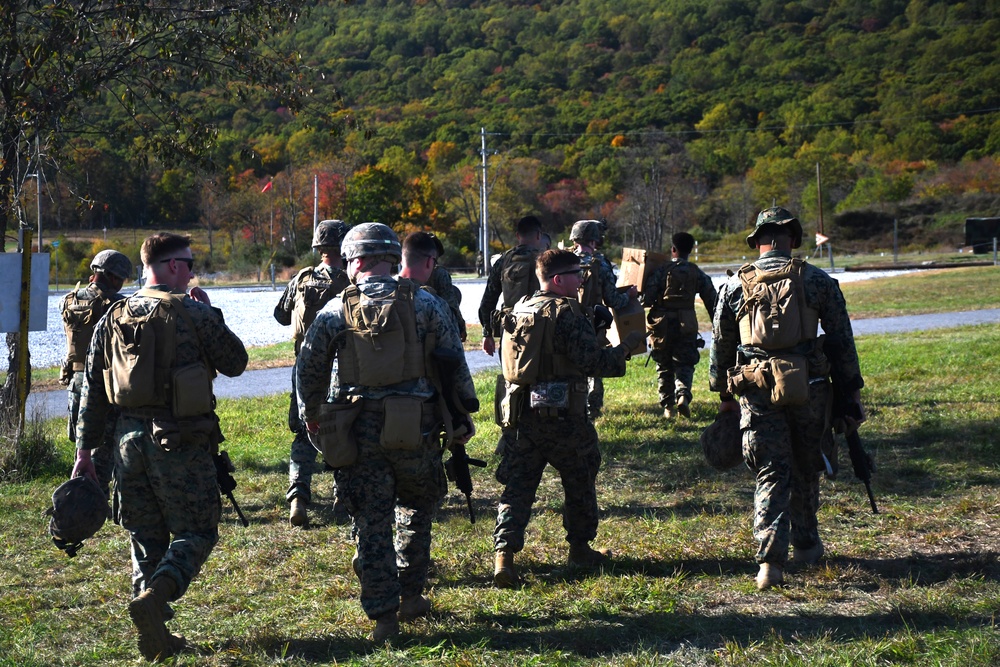 Marines at Fort Indiantown Gap