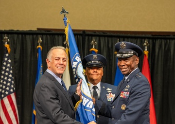 Berry passes guidon to Gov. Lombardo
