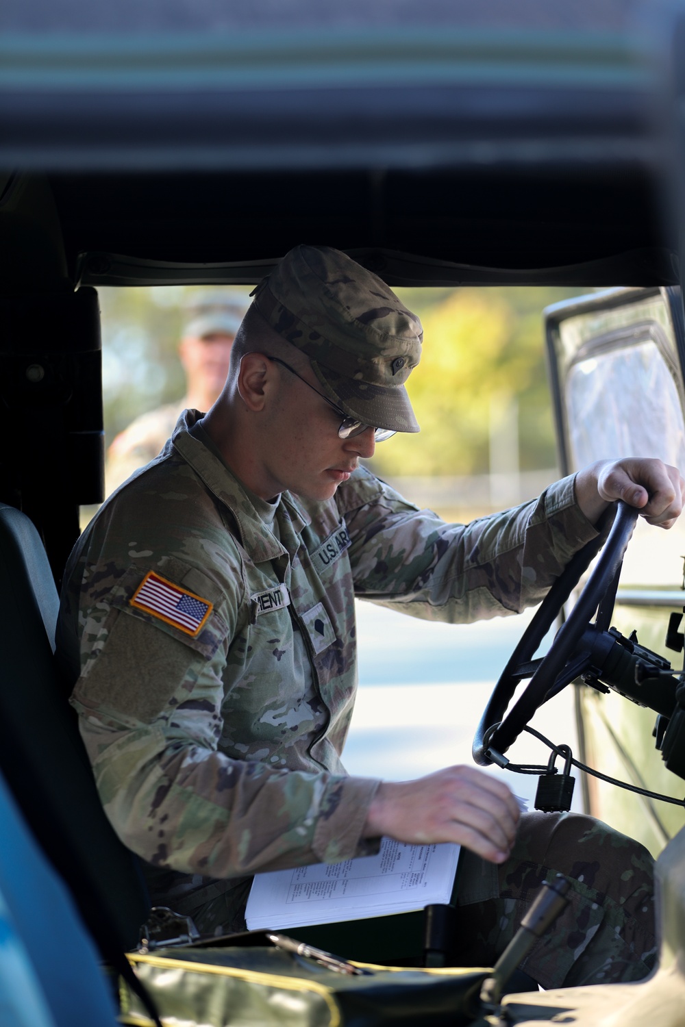 Soldiers complete PMCS as mystery event at Best Warrior Competition