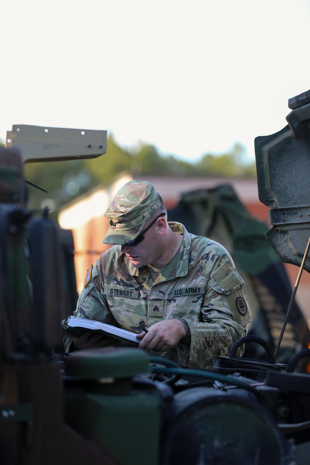 Soldiers complete PMCS as mystery event at Best Warrior Competition