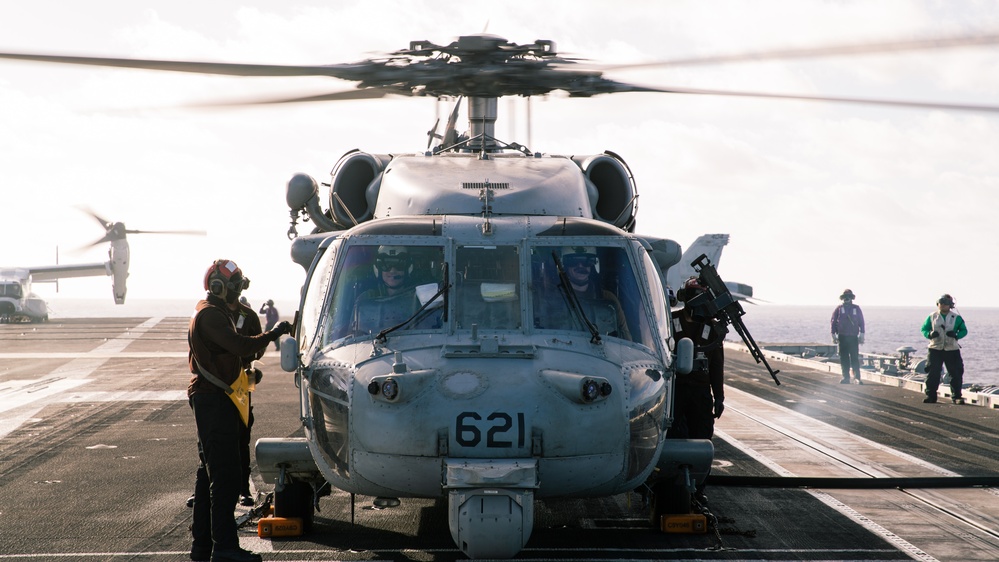 USS George Washington conducts flight operations