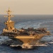 USS George Washington Steams in the Pacific Ocean